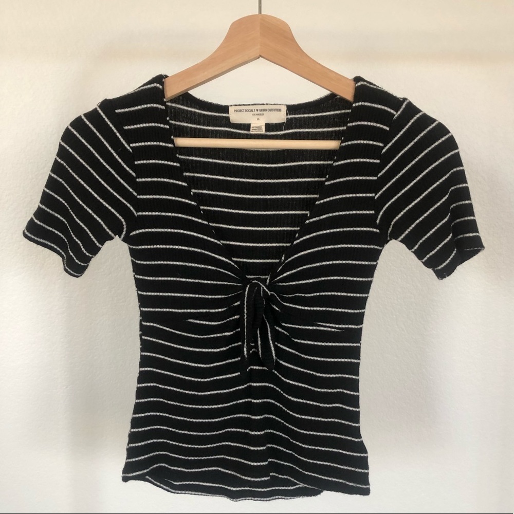 Urban Outfitters Tie Front Top